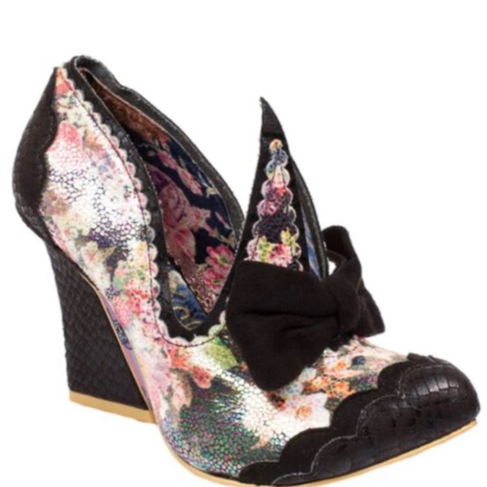 Irregular Choice - Oh Mama Black Floral